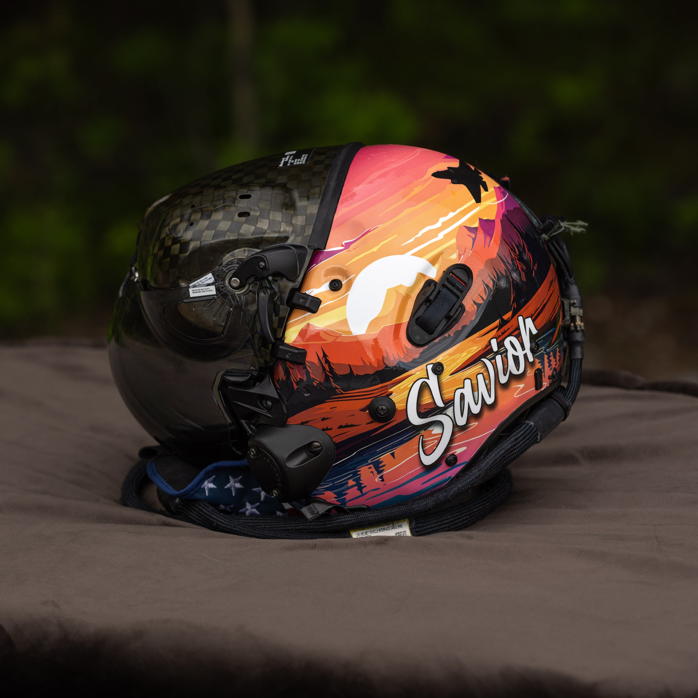 Flight Helmet Vinyl Wraps | KR Designs and Media